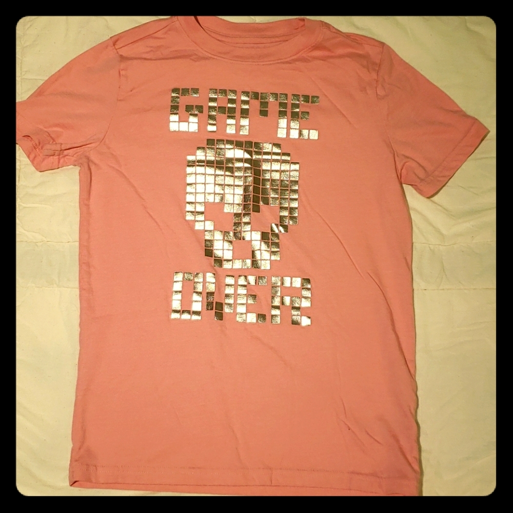 Cat & Jack Girl's "Game Over" T-shirt (Sz M, 8-10)